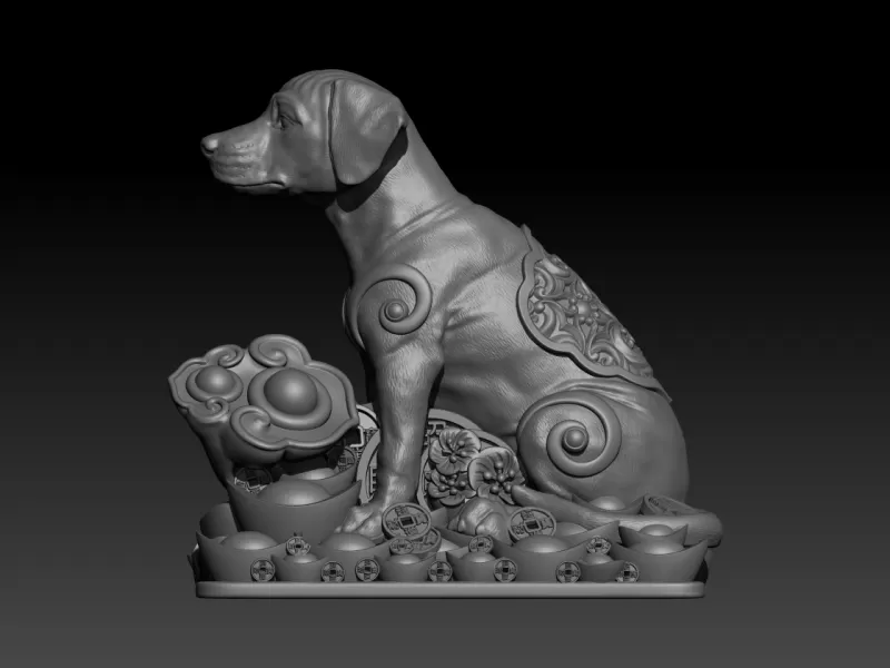 Zodiac Dog - Model preview 1
