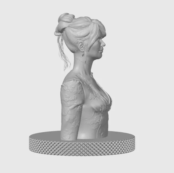 Lena Headey 3D Bust Print - Model preview 9