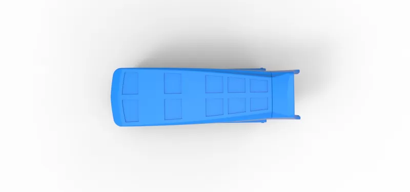 Hood of Pulling tractor Version 3 Scale 1:25 - Model preview 9