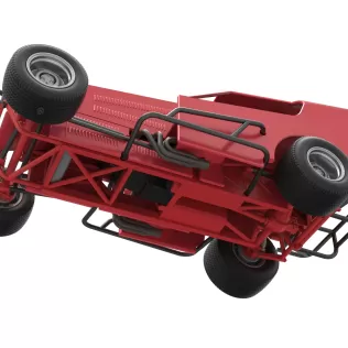 Vintage Dirt Modified stock car Version 4 Scale 1:25 - Model thumbnail 3