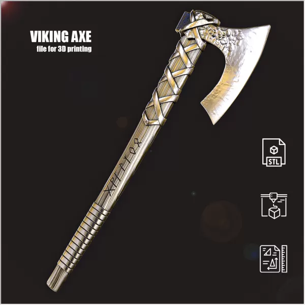 Viking Axe #RoZ - Model preview 2