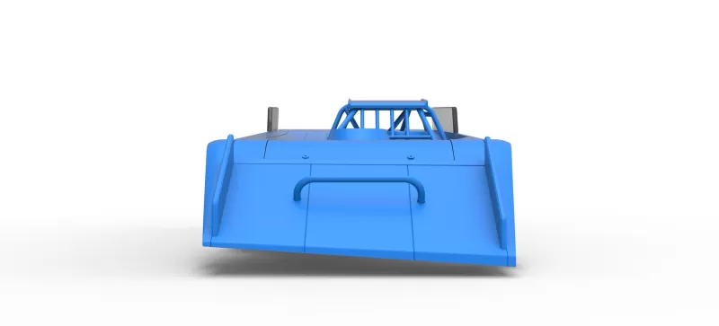 Shell of Wedge Dirt Late model Scale 1:25 - Model preview 5