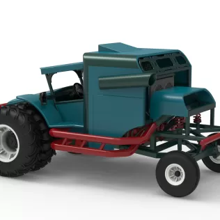 Racing Combine Harvester Version 2 Scale 1:25 - Model thumbnail 12