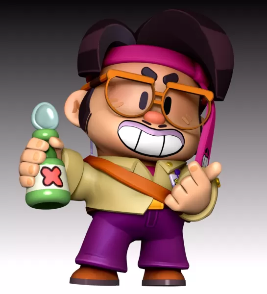Jae-yong - Brawl Stars - Model preview 3
