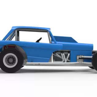 Vintage Dirt Modified stock car Version 10 Scale 1:25 - Model thumbnail 22