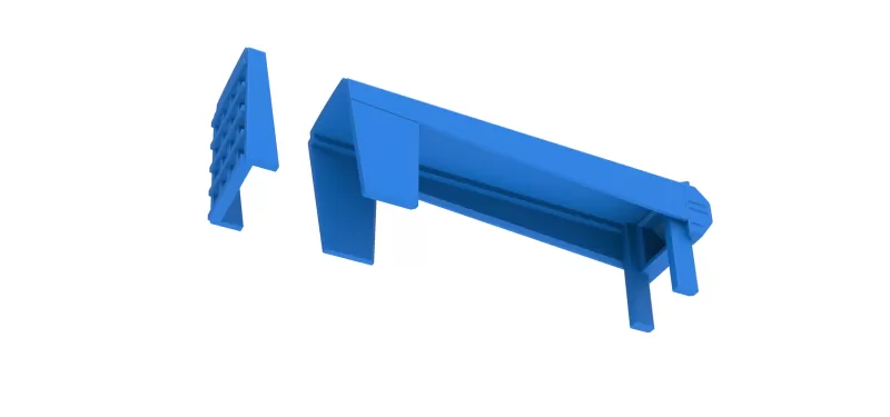 Hood of Pulling tractor Version 5 Scale 1:25 - Model preview 15