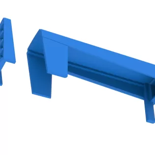 Hood of Pulling tractor Version 5 Scale 1:25 - Model thumbnail 15