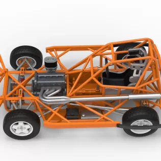 BriSCA Formula 2 Stock Car Base Scale 1:25 - Model thumbnail 10