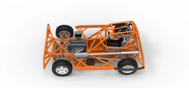 BriSCA Formula 2 Stock Car Base Scale 1:25 - Model preview 10