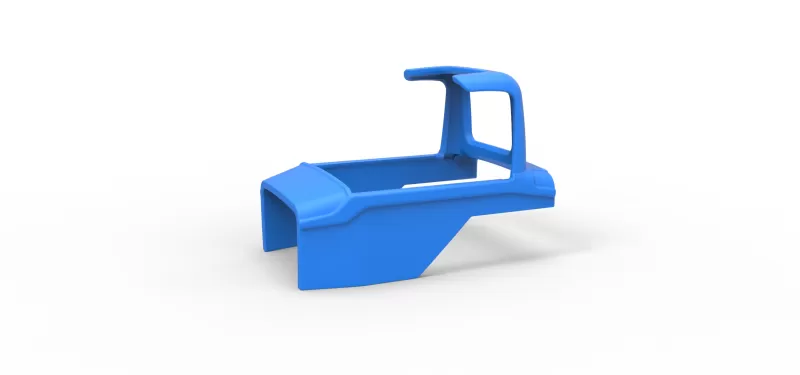 Shell of Vintage Supermodified stock car Version 2 Scale 1:25 - Model preview 1