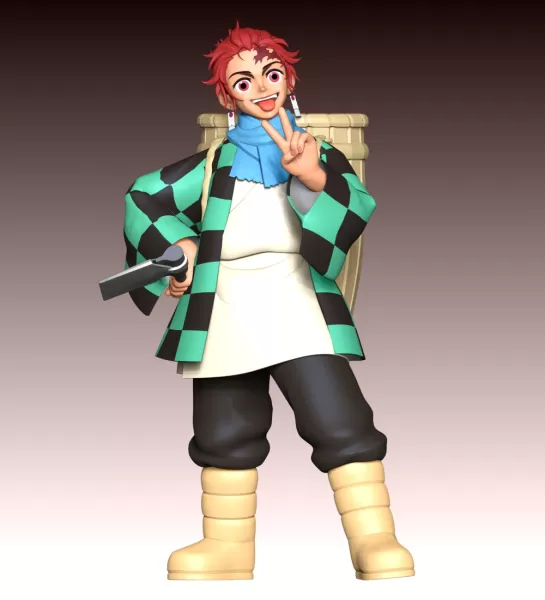 Tanjiro Kamado - Model preview 9