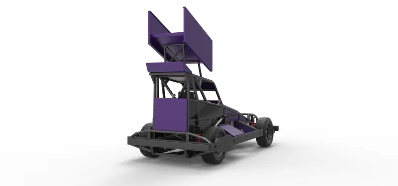 New Zealand Superstock car Version 4 Scale 1:25 - Model preview 18