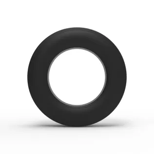 Front tire of Vintage Champ car Version 2 Scale 1:25 - Model thumbnail 5