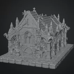 Blossom Cathedral STL File for 3D Print - Model thumbnail 11