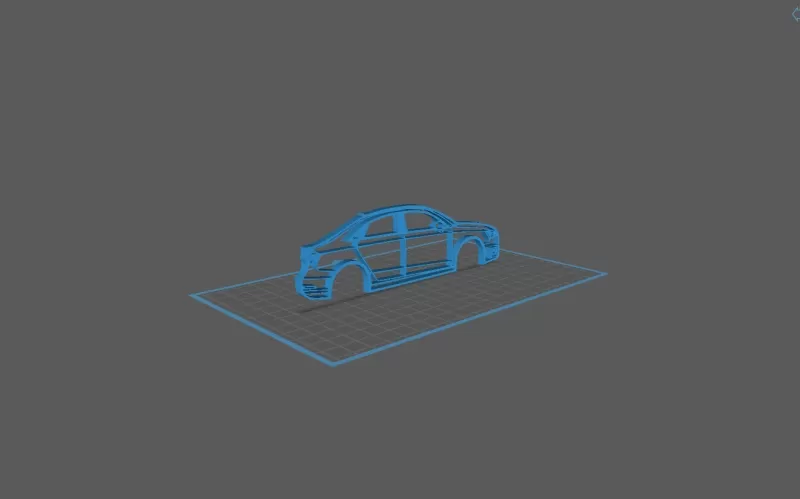 Audi - A3 2015 Wall Art - Model preview 2