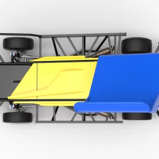 BriSCA Formula 1 Stock Car for Dirt Version 2 Scale 1:25 - Model thumbnail 11