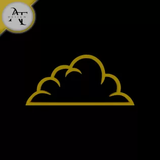 Simple Cloud Symbol - 2D Art