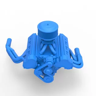 Engine of New Zealand Superstock car Scale 1:25 - Model thumbnail 6