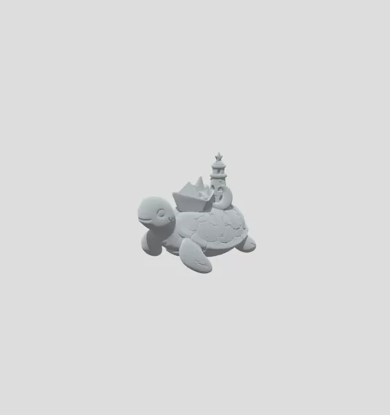 Castle on a Turtle - Model preview 1