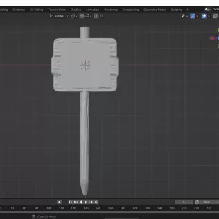 Garden Sign and Attachments - Model thumbnail 18