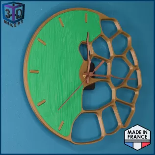 Voronoi design wall clock 300mm - Model thumbnail 6