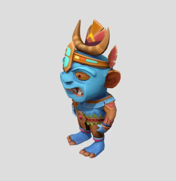 Tribal Monster - Model preview 2