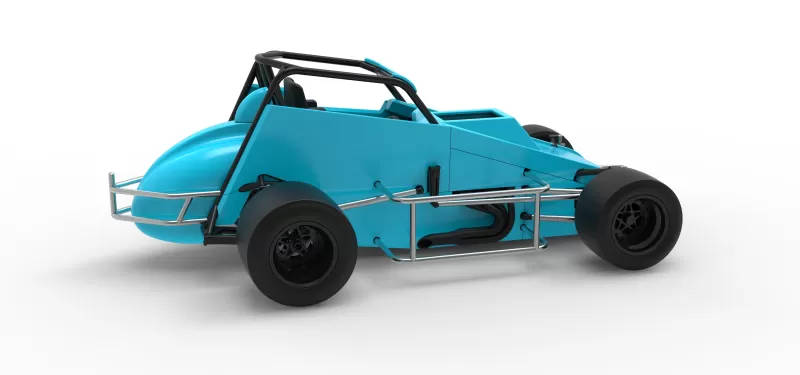 Pavement Sprint car Version 2 Scale 1:25 - Model preview 20