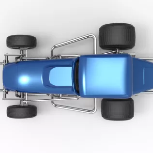 Vintage Sprint car Version 2 Scale 1:25 - Model thumbnail 11