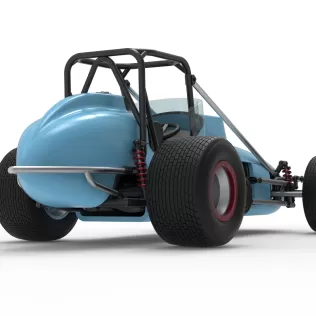 Dirt Silver Crown Champ car Scale 1:25 - Model thumbnail 19