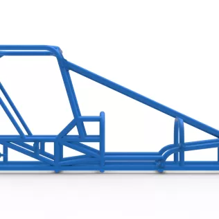 Frame of Dirt Silver Crown Champ car Scale 1:25 - Model thumbnail 14