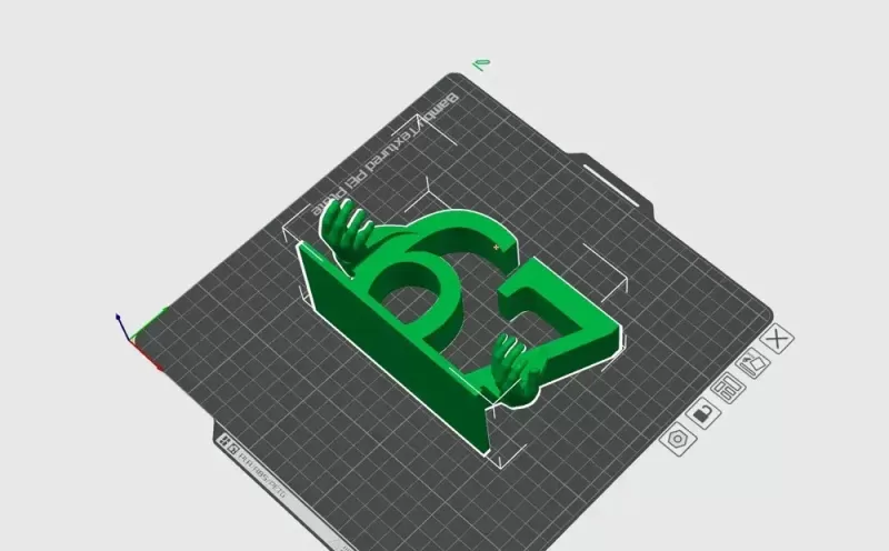 67 Controllerholder - Model preview 7