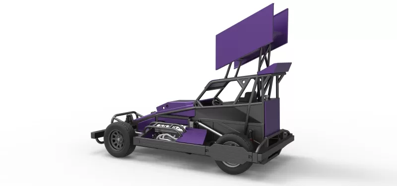 New Zealand Superstock car Version 4 Scale 1:25 - Model preview 12