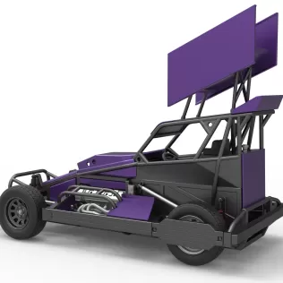 New Zealand Superstock car Version 4 Scale 1:25 - Model thumbnail 12