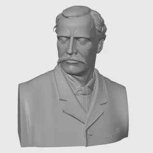 Georgi Rakovski 3D STL (Георги Раковски) - Model thumbnail 2