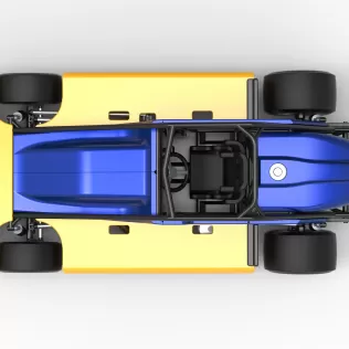 Experimental Pavement Silver Crown Car Version 2 Scale 1:25 - Model thumbnail 11