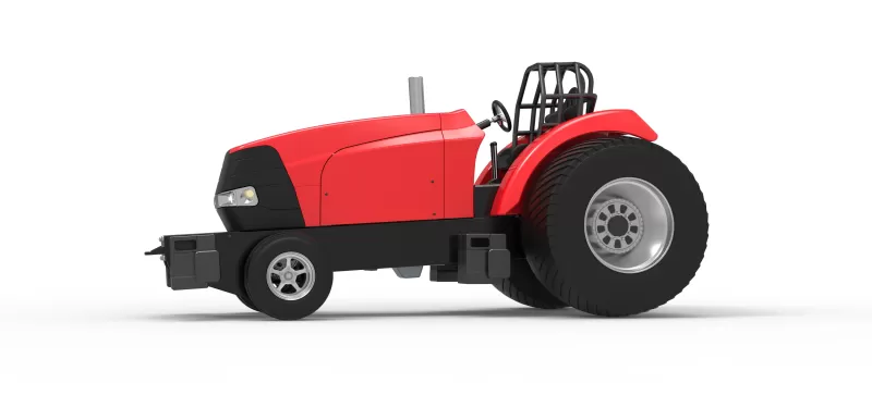 Pro Stock Pulling Tractor Version 6 Scale 1:25 - Model preview 2