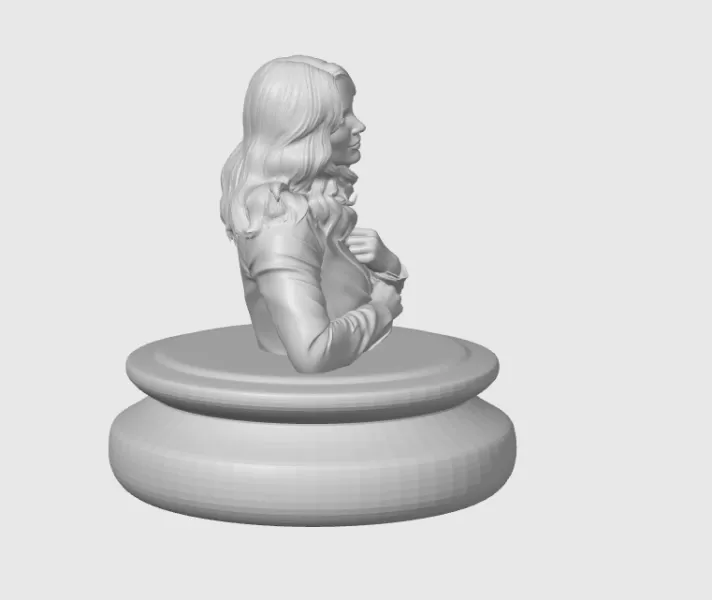 Keira Knightley 3D Bust Print - Model preview 6
