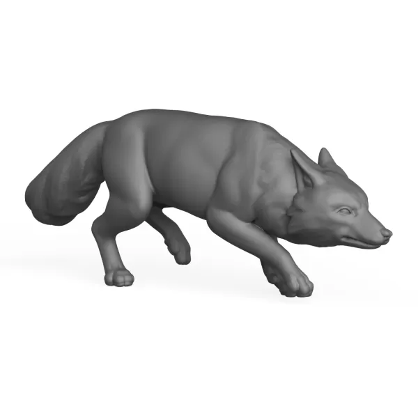 Fox Hunting Pose - Model preview 5