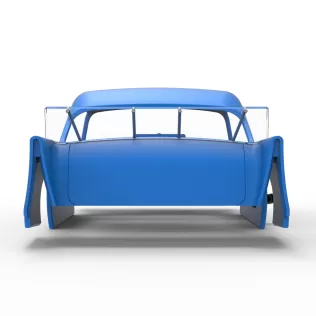 Shell of Vintage Asphalt Modified stock car V9 Scale 1:25 - Model thumbnail 11