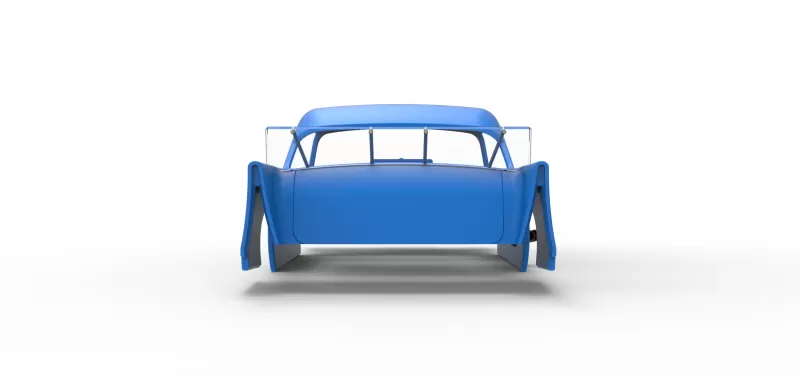 Shell of Vintage Asphalt Modified stock car V9 Scale 1:25 - Model preview 11