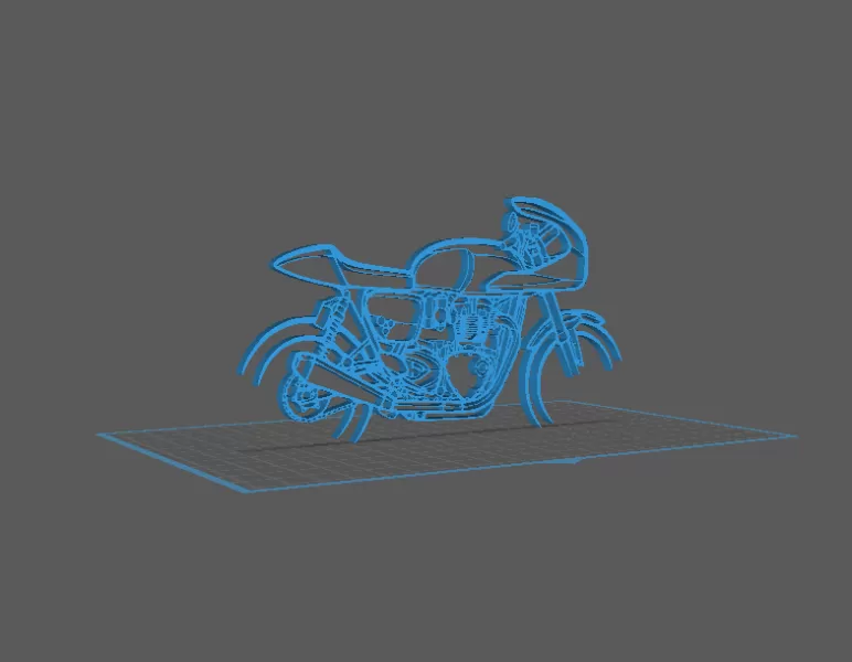 Triumph - Thruxton Wall Art - Model preview 2