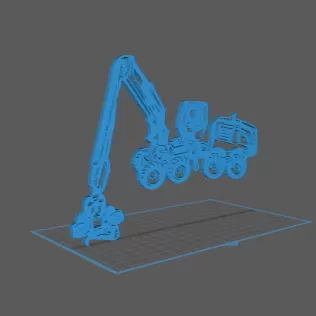 John Deere - Hardvester Wall Art - Model thumbnail 1