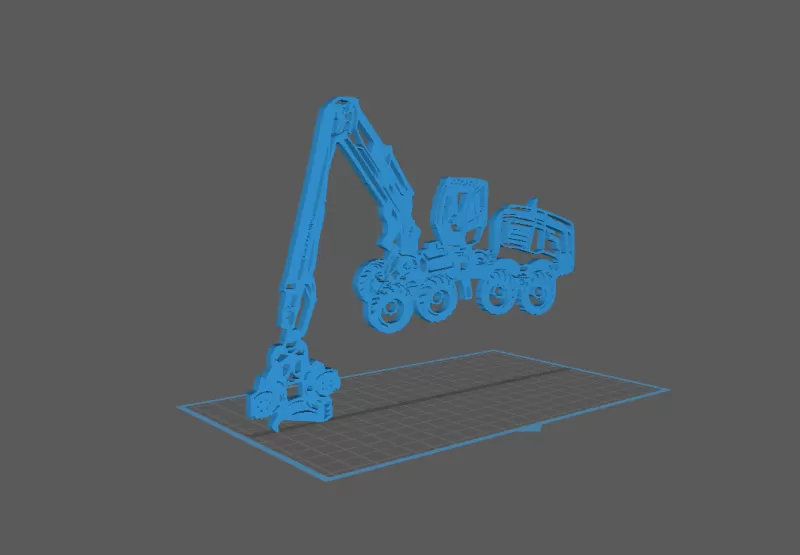 John Deere - Hardvester Wall Art - Model preview 1