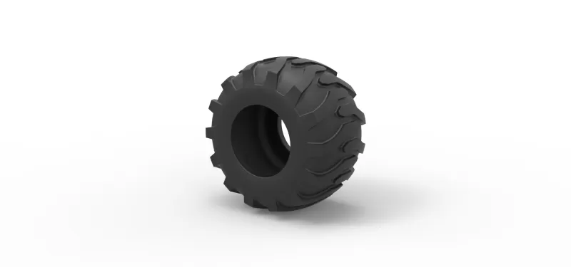 Tractor tire 36 Scale 1:25 - Model preview 7