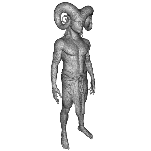 Mythic & Mech Character Collection – High-Poly Kitbash 3D Model - Model preview 11