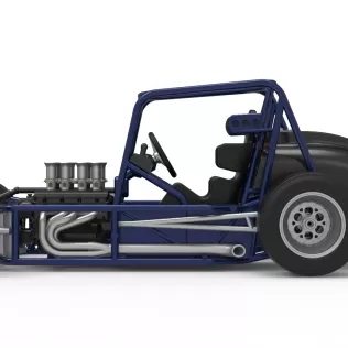 Pavement Silver Crown Car Base Version 2 Scale 1:25 - Model thumbnail 9