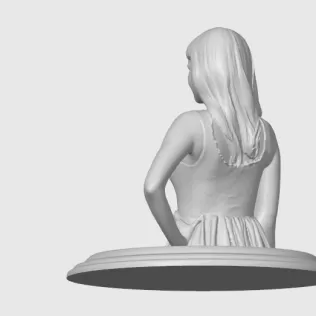 Erin Moriarty 3D Bust - Model thumbnail 6