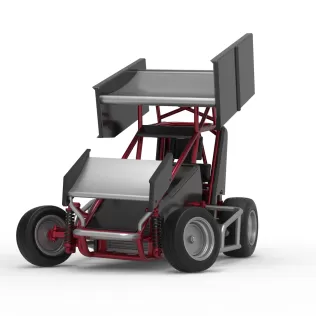 New Zealand Minisprint while turning Scale 1:25 - Model thumbnail 6