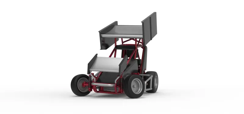 New Zealand Minisprint while turning Scale 1:25 - Model preview 6