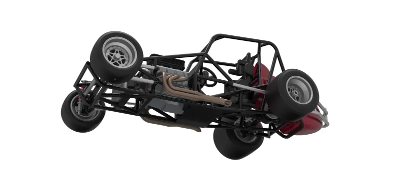 Pavement Silver Crown Car Base Version 3 Scale 1:25 - Model preview 3
